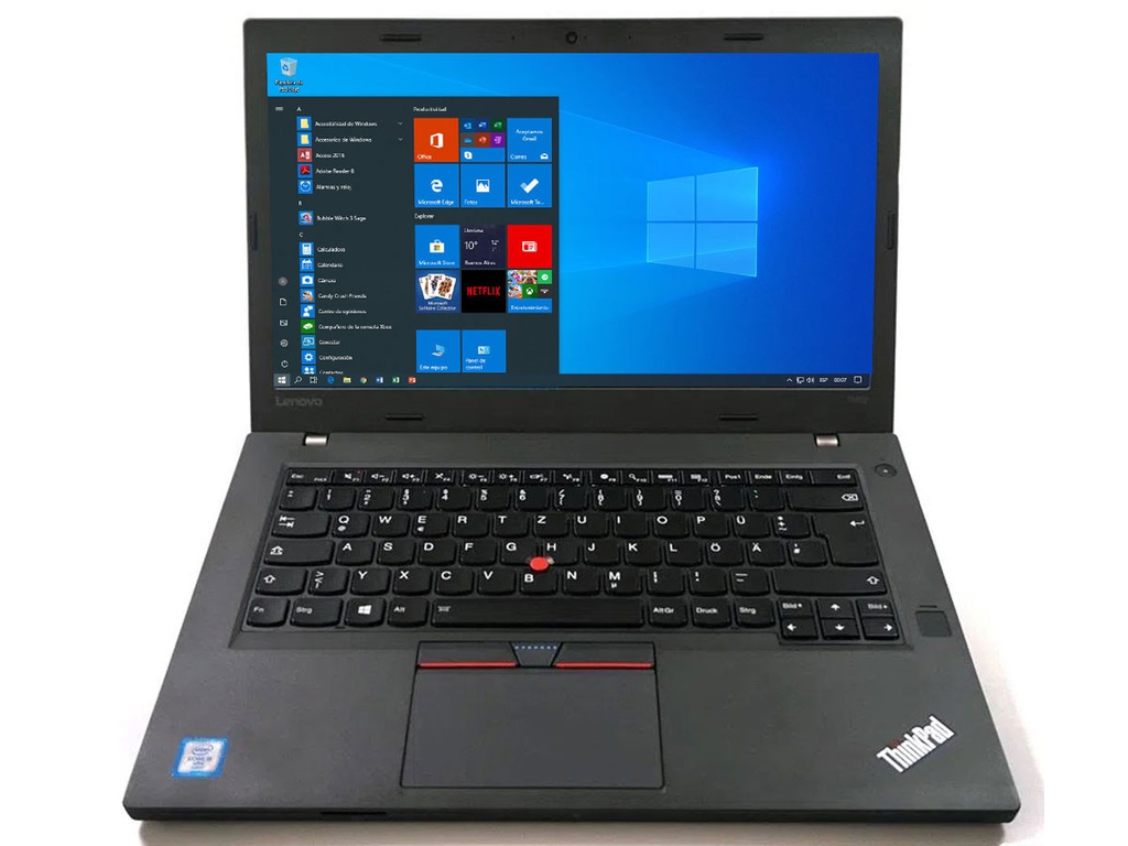Lenovo ThinkPad T460 | Core i5 (6ta) - 240GB SSD - 8GB DDR3L - 14"